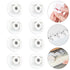 8pcs Set Ciieeo Adhesive Case Wheels Sticky Swivel Caster Rollers for Storage Boxes Furniture Cart Rolling Support