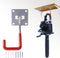 HAISHINE Garage Hooks, Adjustable Heavy-Duty Utility Hooks for Wall Storage, Stainless Steel with Anti-Slip Coating