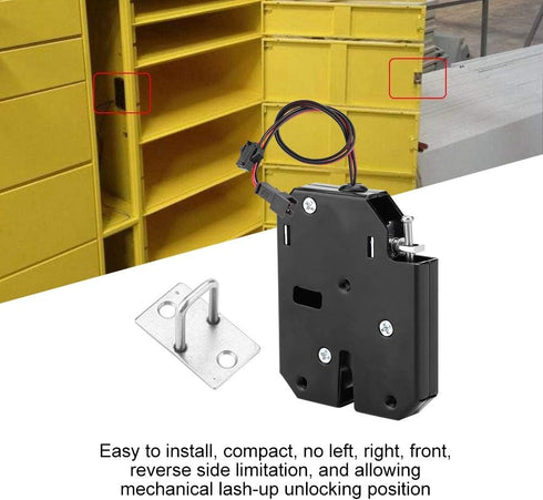 Sonew DC 12V Cabinet Drawer Electric Control Drawer Switch Lock with Detecting Switch