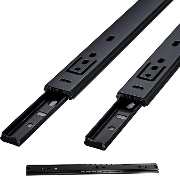 V3VOGUE Cabinet Furniture Hardware Rails,Thickness Steel Construction,Drawer Runners,Very Sturdy and Easy to Install,Linear
