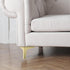 4pcs 13cm INOOMP Metal Furniture Legs Triangle Sofa Support Feet Heavy Duty Cabinet Table Replacement for Vanity Desk