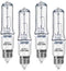 4-Pack JDE11 120V 50W Halogen Bulbs, E11 Mini Candelabra Base T4 Light