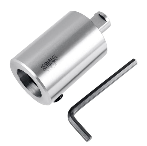 Accusize Industrial Tools 1-1/4'' Weldon Shank to 3/4" Adapter, 0519-8003