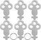 AYWFEY Keys for Paper Towel Dispenser, 6 Pack N13EZ Dispenser Keys with 2