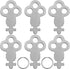 AYWFEY Keys for Paper Towel Dispenser, 6 Pack N13EZ Dispenser Keys with 2