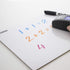 BAZIC Dry Erase Lap Board 9"x12", Double Sided Primary Ruled & Blank, Small Portable Whiteboards for Teacher Home,
