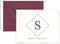 All That Glitters Invitations Personalized Business Stationary Set, Stationery for Professionals, Monogram Note Cards for Men,