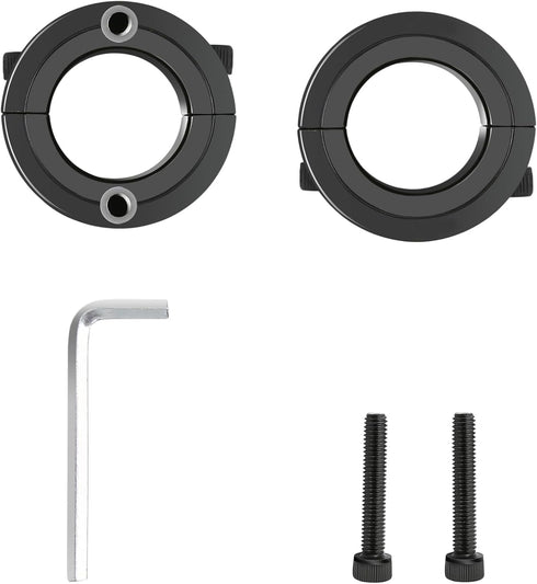 Gas Lift Cylinder Holder Kit, Fix Sinking Office Chair (Stainless Steel Shaft, Wrench and Nut), 28mm/1.1-Inch (2 Pcs)