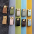 PuLaif Handle,4Pcs Furniture Leather Handles,Cabinet Single Hole Top Layer Leather Handle Wardrobe Shoe Cabinet Door