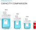 2 Pack 98oz 6 Laundry Detergent Dispenser, Detergent Dispenser, Refluxable Laundry Detergent Container, Plastic Liquid