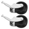 FUOYLOO Silent Furniture Caster Wheels 1.5 Inch Stem Replacement, 2pcs Small Silent Castor