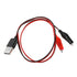 Crocodile Clamps Test Wire 50cm/19.69inch with Double Alligator Clips to USB Male Connector Cable for Circuit Testing