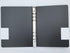 Plastic Round Ring Binders - PVC Binder Covers Loose Leaf Binder Protector Refillable Notebook (A5, Black 4 pack)