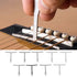 Luatoxry 9Pcs Set 7.25-20in Guitar Action Gauge, Guitar String Height Gauge, Universal Guitar Radius Gauge