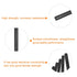 MECCANIXITY Carbon Fiber Rod 5.5mm x 300mm for RC Plane DIY Tool, Pack of 2