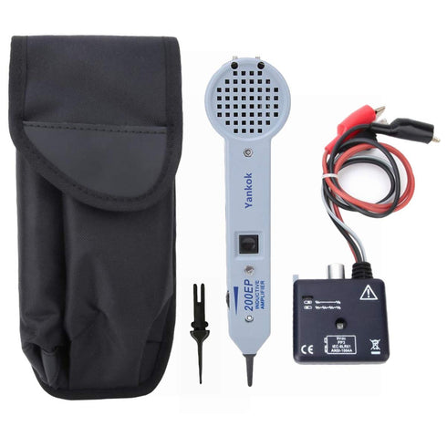 200EP Tone Probe with 77HP Generator Kit - Inductive Amplifier Wire Cable Tracer with Integrated LED Flashlight