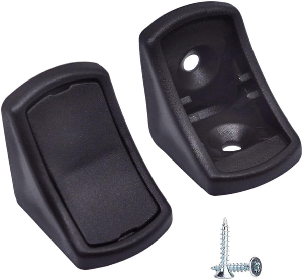 Generic (Pack of 20 pcs) Black Shelf Brackets 0.94" x 0.94" x 0.78"