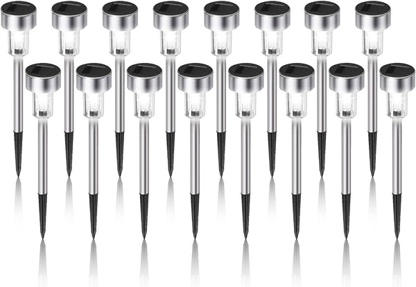 Dream Master Solar Lights Outdoor Waterproof, Stainless Steel LED Landscape Lighting, Solar