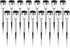 Dream Master Solar Lights Outdoor Waterproof, Stainless Steel LED Landscape Lighting, Solar