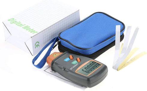 Digital Tachometer, Non-Digital Photo Tachometer RPM Meter with LCD Display, 2.5 to 99 RPM Range