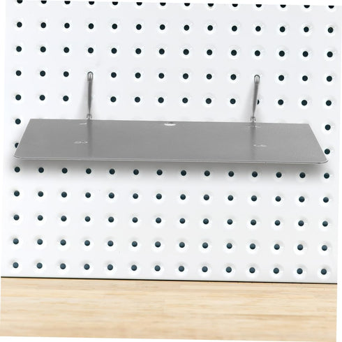 PRETYZOOM Pegboard Shelves Wall Peg Board Kit Tool Organizer Accessories Storage Construction Workbench Craft Room