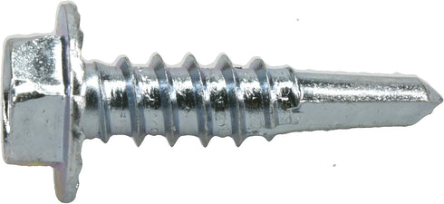 Power Pro Premium Self-Drilling Metal Screws, Zinc Plated Steel, Box of 105 Screws, #10 x 1 inch