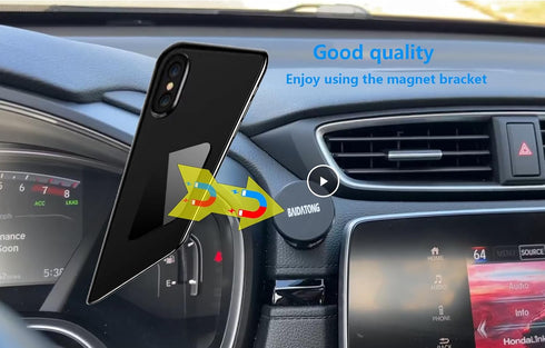 BAIDATONG 4 Pack 3M Phone Magnet Plate Mount Metal Plate for Magnetic Car Mount (Attention: Metal Plates do not Have