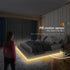 Strip,5 Lights,6.56FT/2M 3500K Motion Activated COB LED V USB Motion Sensor Neon LED Strip Waterproof LED Light Strip