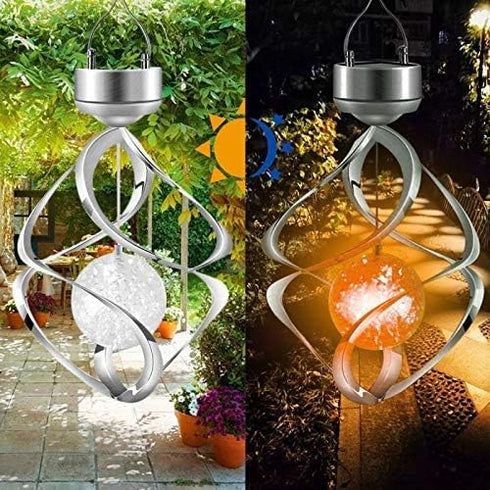 Solar Lights Outdoor Yard Decorations, LED Colour Changing Wind Chimes for Garden