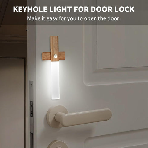 Closet ASAWASA Motion Sensor Night Lights, Under Cabinet LightingMagnet Body Hallway Lamp, Rechargeable Battery Powered
