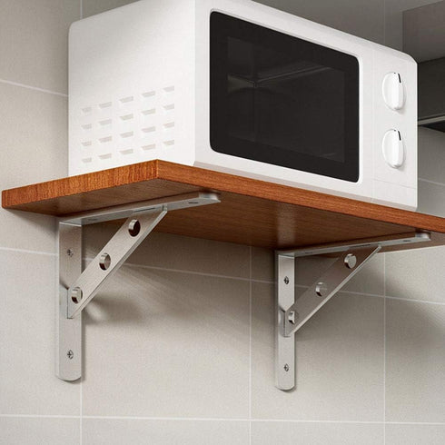 6x4 Inch (1 Heavy Duty Shelf Bracket, l Brackets, Shelf Support Corner Brace Joint Right Angle Bracket