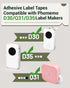 Pholala 1440 mm 160 3Packs, D30 Thermal Label Maker Paper Labels/Roll White Compatible for Phomemo Label Maker