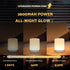 2 Pack, Dimmable Closet, 2600mAh DAZZY DOT Rechargeable Puck Lights Warm YellowTouch Light Stick on for Portable Night