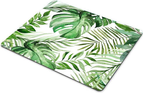 Smooffly Wild Leaf Mouse Pad, Leaves Design, Office Supplies, Present for Friend, Desk Accessories