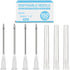 150 Pack 16 Ga 1.5 Inch Luer Lock, Lab Accessories for Industrial Dispensing, Individually Packaged
