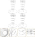 4pcs MAGICLULU Stainless Steel Ice Cream Cone Holder Stand, Waffle Cone Display Rack for Dessert Buffet and Party