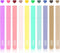 Vitoler Aesthetic Cute Highlighters, 10Pcs Rainbow Color Bible Highlighters, No Bleed with Soft Chisel Tip