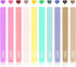 Vitoler Aesthetic Cute Highlighters, 10Pcs Rainbow Color Bible Highlighters, No Bleed with Soft Chisel Tip
