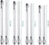 25 Pcs Stainless Steel Lab Spatula Micro Scoop Set Laboratory Tiny Mixing Spatula with Tweezers Long Sampling Spoon for Powders Gel Cap Capsule Filler (25Pcs)