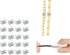BOKUNBOBK LED Strip Connectors, 20 Pack 3-Pin Solderless Clear Clips, No Welding Hand