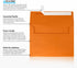 LUXPaper A7 Invitation Envelopes, Peel & Press, 5 1/4" x 7 1/4", Flame Metallic, 80lb Text, 50 Qty