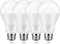 LED Light Bulbs, 150 Watt Equivalent, 2200 Lumen, Daylight White 5000K, E26 Base, 4-Pack.