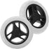 Cabilock 2pcs Replacement Grocery Cart Wheels Rolling Cart Wheels for Shopping Baskets