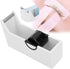 Professional Eyelash Extension Tape Dispenser, Portable Desktop Cutter for Home Salon (White)
