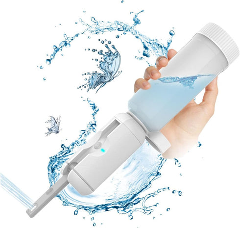 NJDQFA Portable Bidet for Travel Camping Daily Life,Reusable Peri Bottle Adjustable,Rechargeable Buttocks Cleaner Bidet