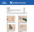 HOMOTEK 30 Pack Heavy Duty Spring Door Stops with White Rubber Bumper Tips