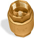 Brass One Way Check Valve 1/2 inch Backflow Preventer for Plumbing and Industrial Applications