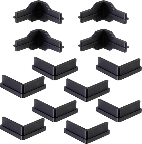 YINARONG Post Insert Corner Connector, Feet, and Caps Compatible Shelving - Durable, Easy
