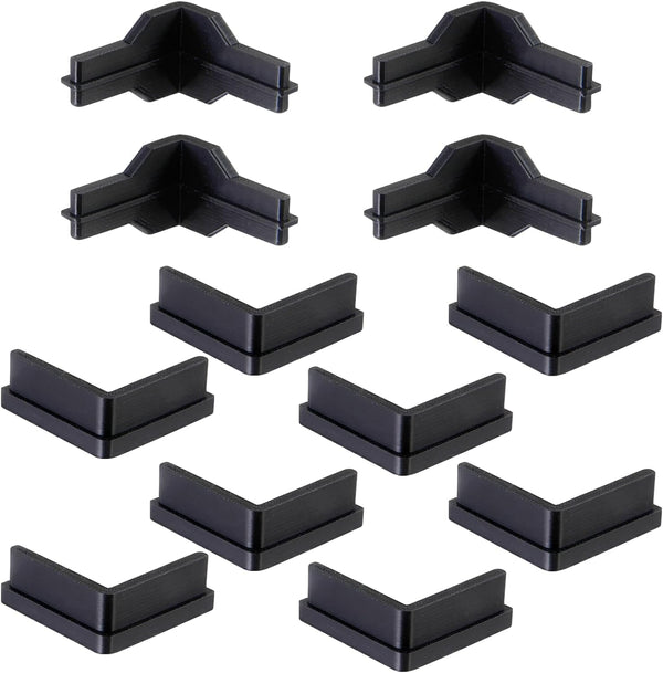 YINARONG Post Insert Corner Connector, Feet, and Caps Compatible Shelving - Durable, Easy