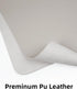 Leather Desk Pad Protector, Non-Slip PU Leather Desk Blotter, Large Waterproof Keyboard Mat for Office/Home (Light Grey)